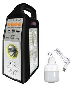 Milagro LED Wielofunkcyjna lampa solarna z głośnikiem i power bankiem LED/5W/7200mAh IP65 MI2438