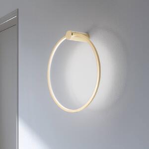 Kinkiet LED Saturno Milagro Lighting, mosiężny / złoty, salon / jadalnia, aluminium, nowoczesny