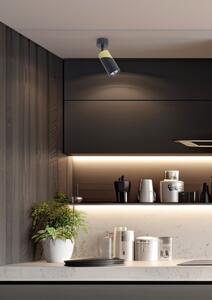 Loftowa czarna lampa sufitowa - K420-Ksaleo