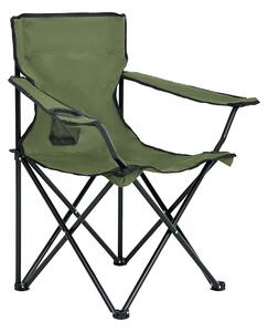 Zielone składane krzesło turystyczne - Blumbi 3X