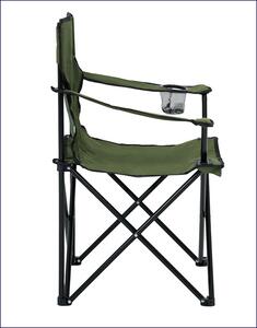 Zielone składane krzesło turystyczne - Blumbi 3X