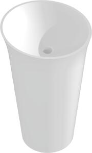 Mexen Nilda umywalka wolnostojąca z konglomeratu 52 x 52 cm, biała mat - 26555200