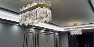 Żyrandol kryształowy, LED - Palace Long 100 - podłużny