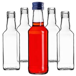 Szklana butelka Monopol 200ml z granatową zakrętką 10 szt