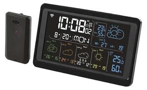 EMOS Stacja meteorologiczna z wyświetlaczem LCD GoSmart 5/230V + 3xAAA Wi-Fi Tuya czarna EMS1167