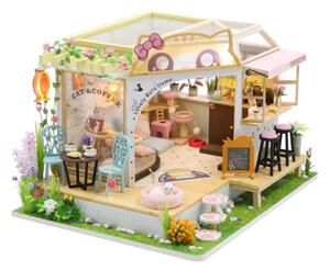 2Kids Toys 2Kids Toys - Domek dla dzieci Kocia kawiarnia z ogródkiem 2xAAA DV0027