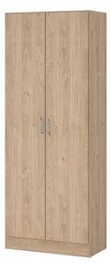 Szafa w dekorze dębu w naturalnym kolorze 70x181x36 cm Focus – Tvilum