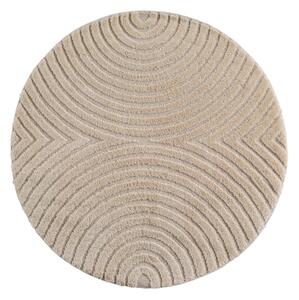 Beżowy okrągły dywan ø 80 cm Art 1122 – Ayyildiz Carpets