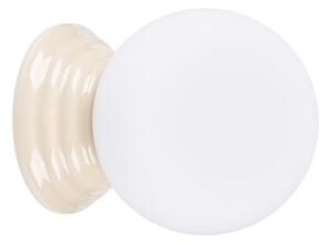 Beżowy kinkiet ceramiczny ø 12 cm Farsa – Sollux