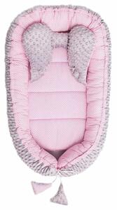 Belisima Kokon niemowlęcy Minky Sweet Baby, różowy