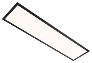 Modern LED paneel zwart 25x100 cm incl. LED dim to warm - Armstrong Oswietlenie wewnetrzne