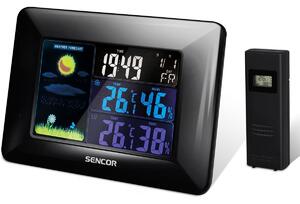 Sencor SWS 4250 Stacja meteorologiczna z czujnikiem bezprzewodowym, czarny