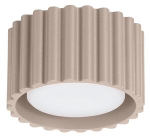 Szarobrązowa metalowa lampa punktowa ø 10 cm Zora – Sollux