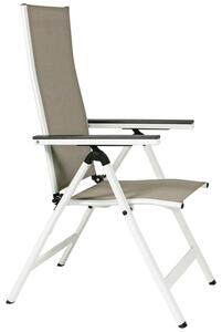 OUTLET - Krzesło ogrodowe VERONA VETRO - białe