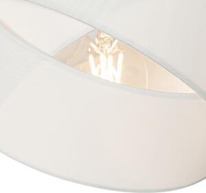 Nowoczesna lampa wisząca biała 3-punktowa - Tkanina Oswietlenie wewnetrzne