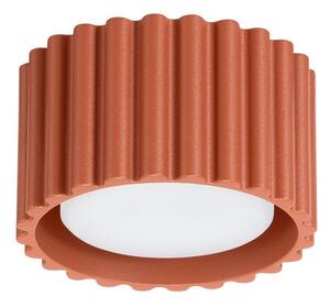 Metalowa lampa punktowa w kolorze terakoty ø 10 cm Zora – Sollux