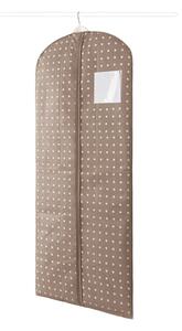 Beżowy pokrowiec na ubrania Compactor Dots, 137 cm