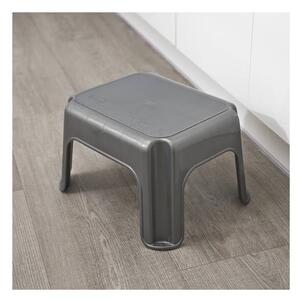 Szary stołek Addis Step Stool Metallic