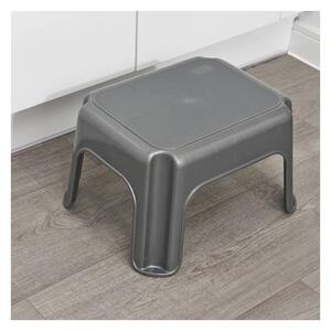 Szary stołek Addis Step Stool Metallic