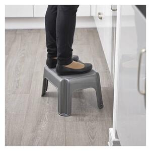Szary stołek Addis Step Stool Metallic