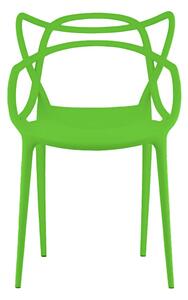 Krzesło plastikowe KATO zielone