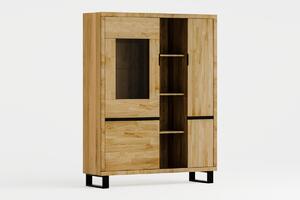 Witryna drewniana Mono LOFT 07