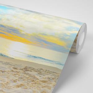 Samoprzylepna fototapeta piękna piaszczysta plaża