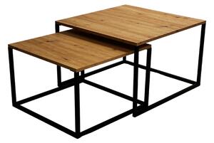 Stolik kwadratowy Loft 2 w 1