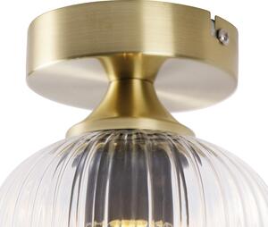 Mosiężna lampa sufitowa Art Deco - Banci Oswietlenie wewnetrzne
