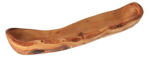 ČistéDřevo Miska na pieczywo z drewna oliwnego 40 cm
