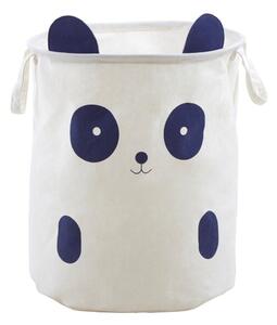 Biały tekstylny dziecięcy kosz na zabawki ø 38x48 cm Mimo Panda Face – Premier Housewares