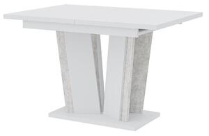 MebleMWM Stół rozkładany DOHA 2 | 120-160x80 | Biały, beton