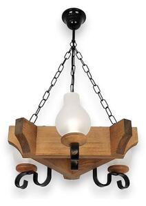 Exodus Lighting Srl Żyrandol na łańcuchu QUEEN 3xE14/40W/230V buk XD0060