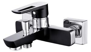Cersanit Cersanit S951-009 - Kran do wanny MILLE czarny/chrom błyszczący CS0073