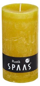 Świeca słupowa SPAAS RUSTIK 13 cm żółta