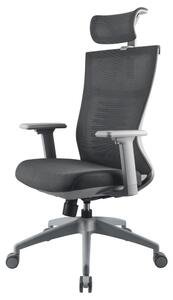 Yenkee Yenkee - Krzesło biurowe czarno/szare FT0606