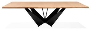 Stół dębowy loftowy Pablo nowoczesny metalowy drewniany
