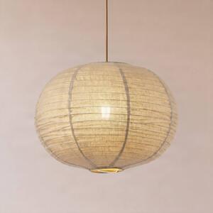 Lampa wisząca Autumn Lindby, możliwość ściemniania, aluminiowy / szary / cynkowy, salon / jadalnia, tkanina / materiał / jedwab, skandynawski