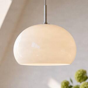 Lampa wisząca Owen NOLA, możliwość ściemniania, biały / opal, salon / jadalnia, szkło, nowoczesny