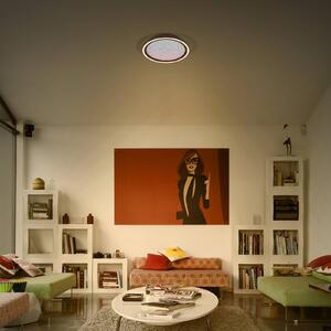 OSRAM Lampa sufitowa Orbis Iridy, czarny, salon / jadalnia, metal, nowoczesny
