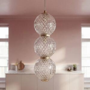 OSRAM Lampa wisząca Decor Xstal, mosiężny / złoty, salon / jadalnia, szkło, nowoczesny