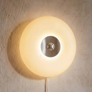 OSRAM Kinkiet Decor Lunea, możliwość ściemniania, biały / opal, salon / jadalnia, szkło, nowoczesny