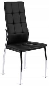 4 krzesła z ekoskóry k209 czarne