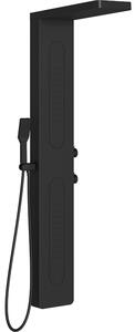 Mexen Mano panel prysznicowy, czarny - 7609-02-70