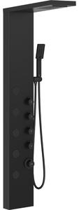 Mexen Lando panel prysznicowy, czarny - 7611-04-70