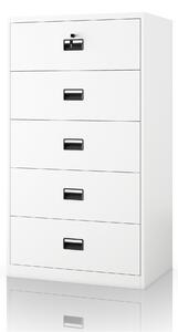 Szafa kartotekowa metalowa biała: SARA XL V5, 900 x 1620 x 600 mm