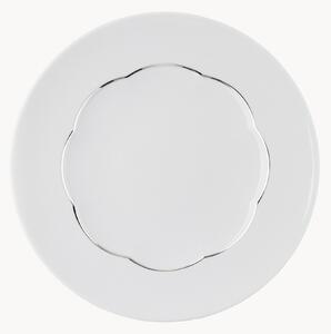 Komplet talerzy śniadaniowych z porcelany Sonetto, 6 elem