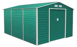 Domek ogrodowy G21 GAH 1300 - 340 x 382 cm, zielony