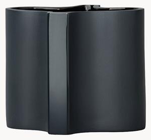 Wazon z porcelany Ripple, W 9 cm