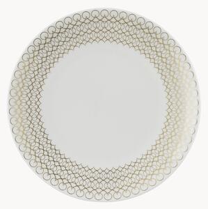 Komplet talerzy deserowych z porcelany kostnej Jade, 6 elem